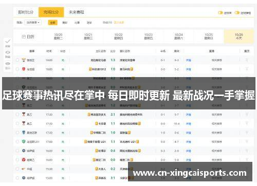 足球赛事热讯尽在掌中 每日即时更新 最新战况一手掌握