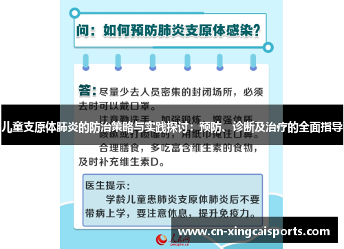 儿童支原体肺炎的防治策略与实践探讨：预防、诊断及治疗的全面指导